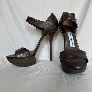 Camilla Skovgaard Bronze Platform Heels, EU40/US 9.5 - 10